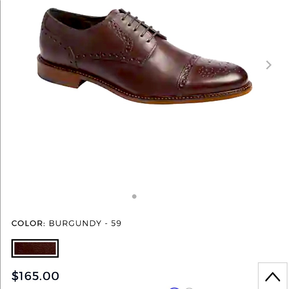Joseph abboud Burgandy dress shoes